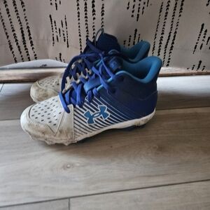 Under Armour Blue and Cream Sports Shoes